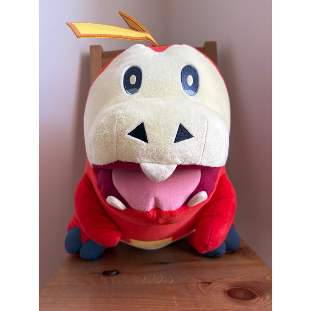 Pokemon Center Fuecoco Life Size Plush Toy Official Scarlet Violet 20+"